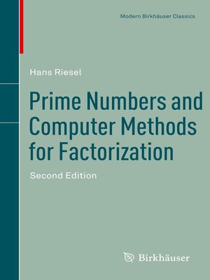 cover image of Prime Numbers and Computer Methods for Factorization